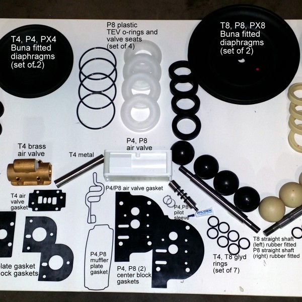 Wilden 2-inch P8 Series Metal Pump Kits - Reliable Equip