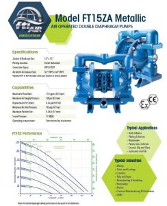 FTI15ZA aluminum pump tech flyer
